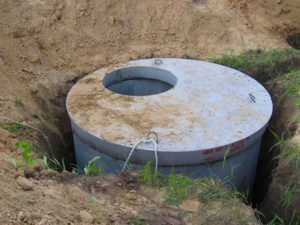 Септик из бетонных колец